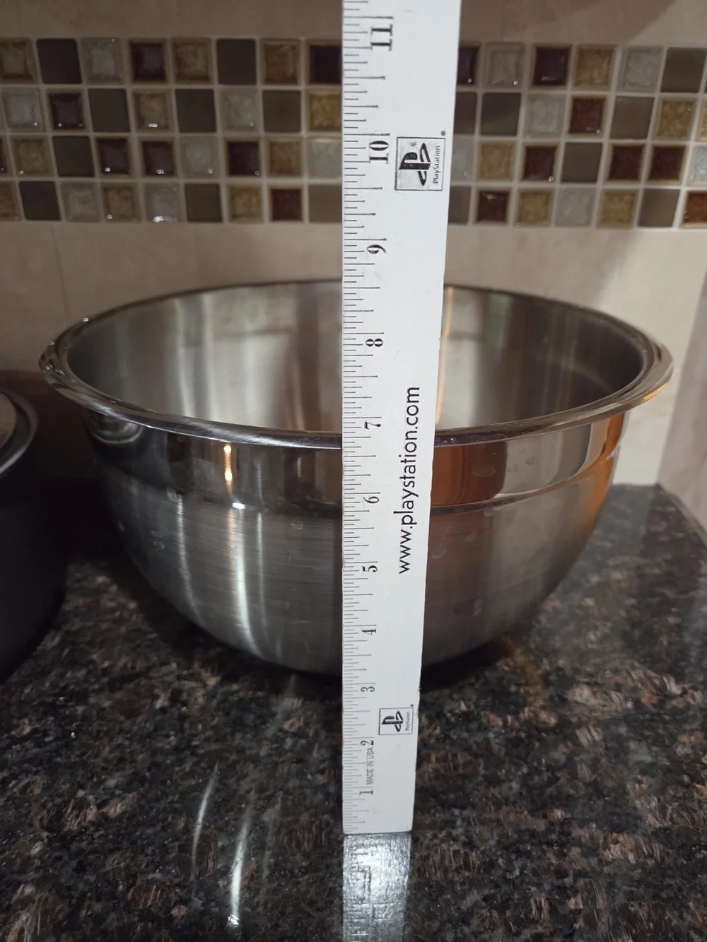 Stainless Steel Mixing Bowl - Silver